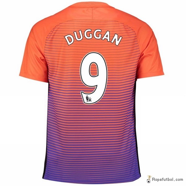 Camiseta Manchester City Replica Tercera Ropa Duggan 2016/17 Naranja